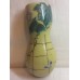 Vintage Wall Pocket Vase Peanut Hourglass Floral Butterfly Flower   332663853928